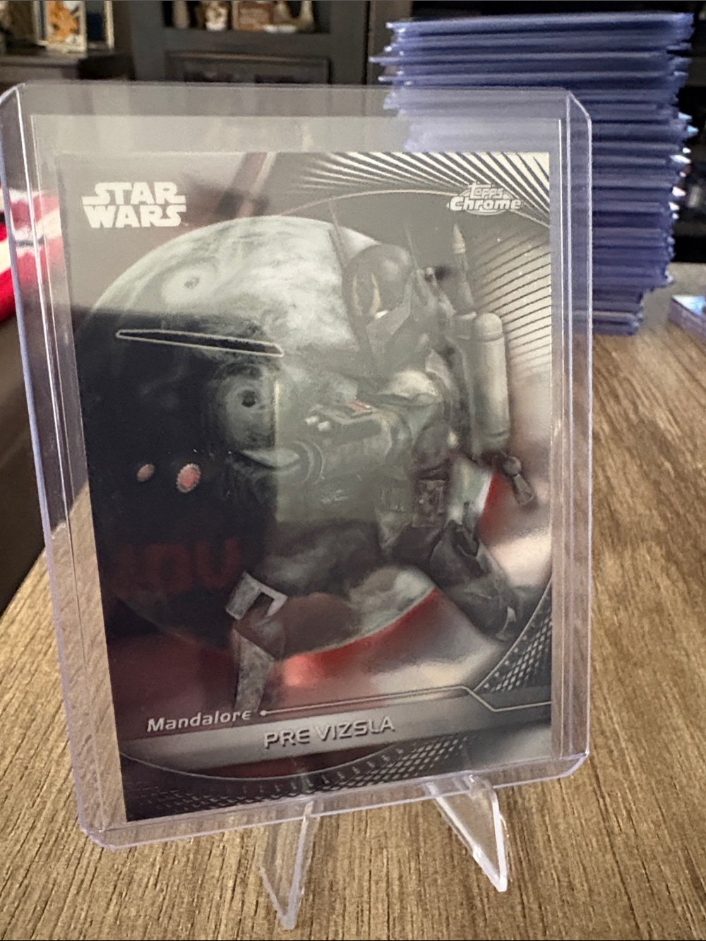 Star Wars Topps Chrome Pre Vizsla Trading Card